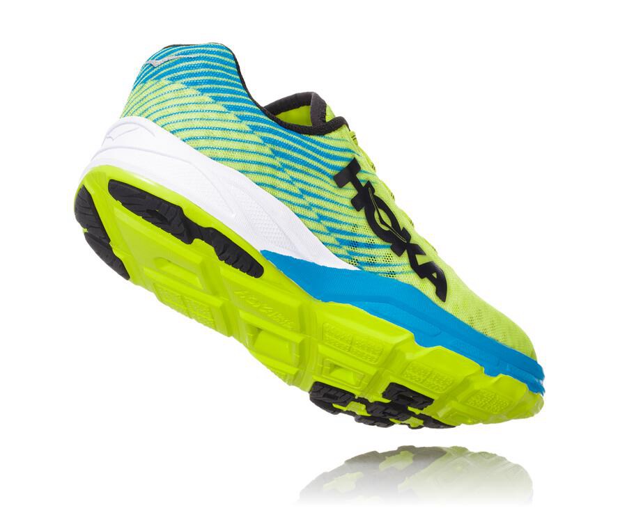 Tenis Hoka One One Feminino Verdes/Azuis - Evo Carbon Rocket - 839-MDWPSR